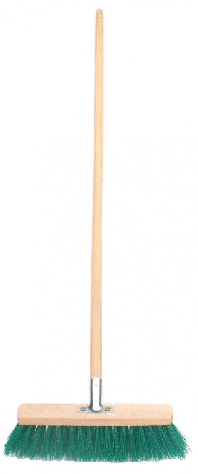 Economy Yard Broom 12" - Coloured Bristles