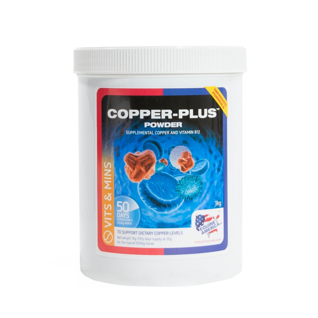 Copper-Plus Powder Front Label
