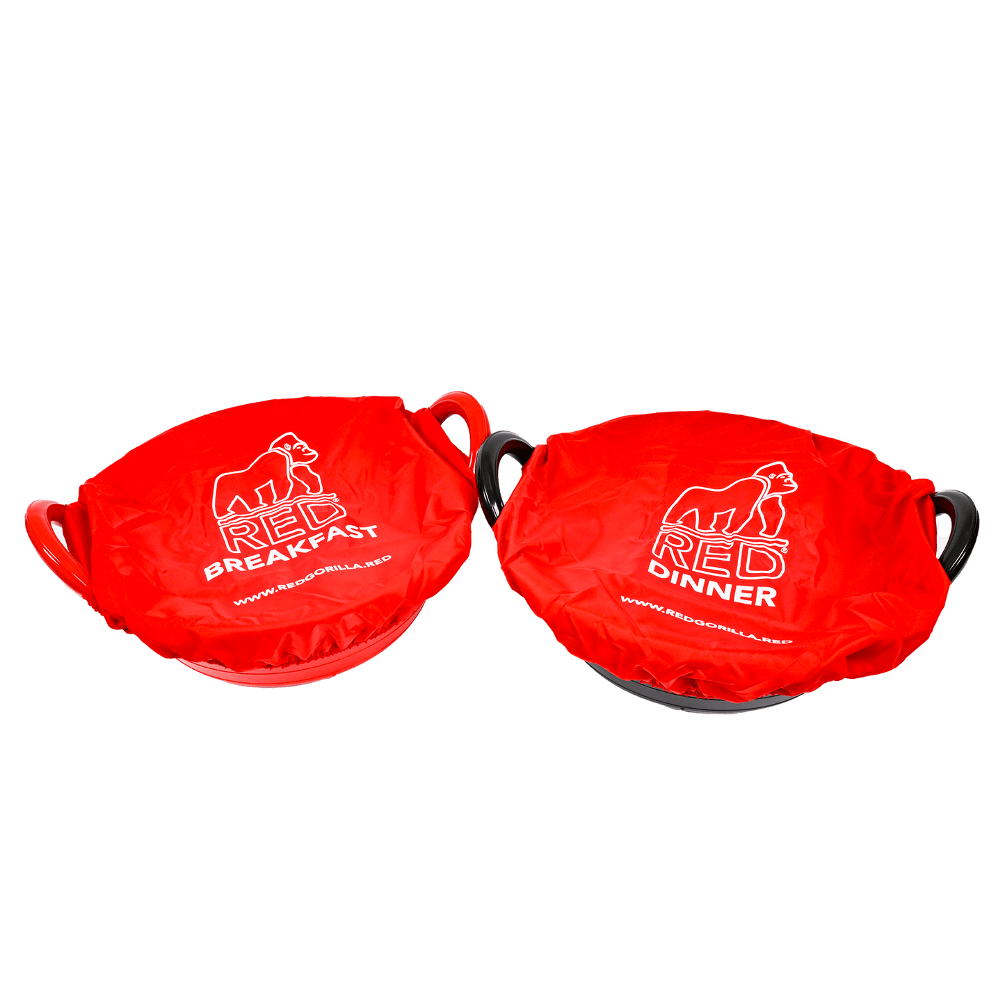 TubCover Breakfast & Dinner Pack - Red Gorilla - UK - COV.PAIR.R