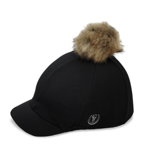 Gatehouse Stretch Hat Cover with Detachable Pompom