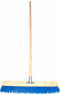 Economy Yard Broom 20" - Coloured Bristles