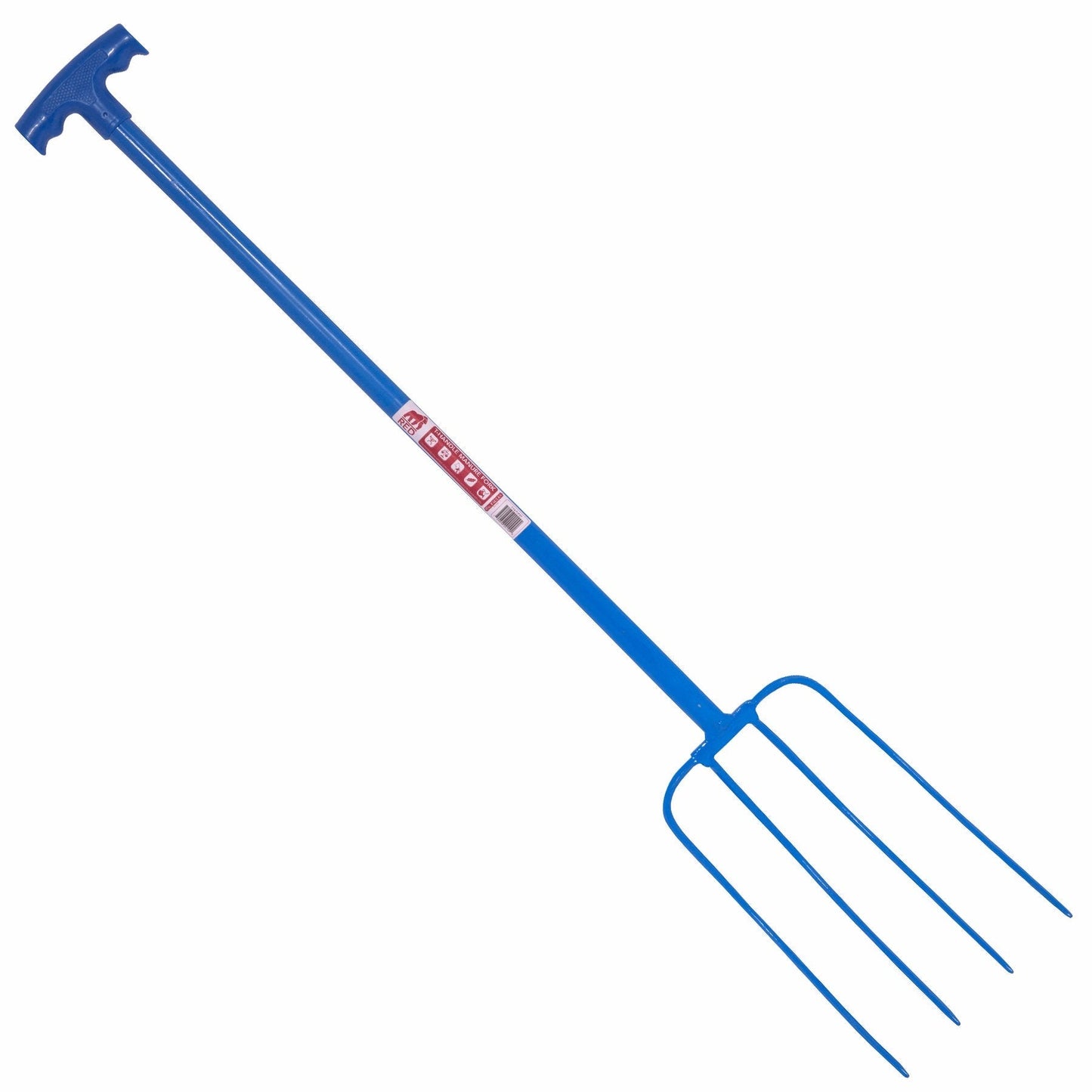 4 Prong Manure Fork with T Handle - Red Gorilla - 116/T/BL