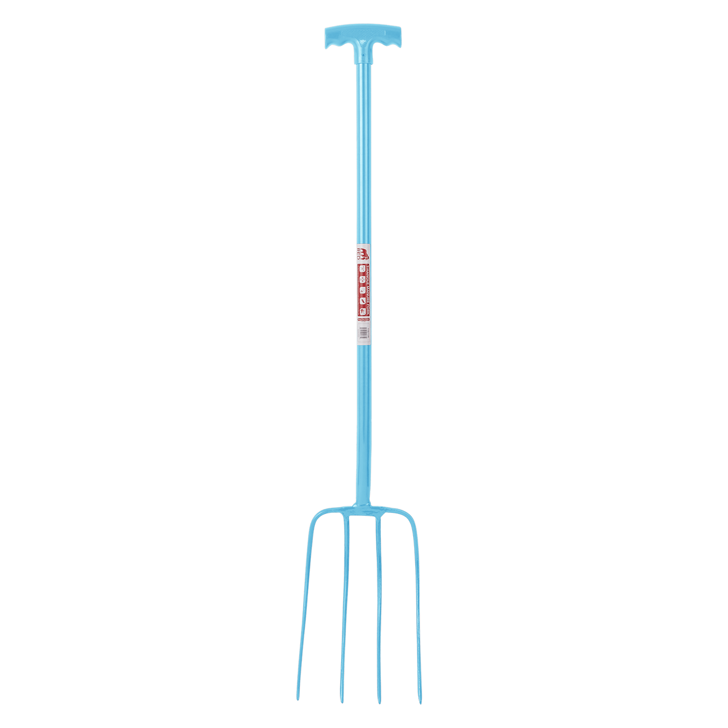 4 Prong Manure Fork with T Handle - Red Gorilla - UK - 116/T/SK.BL