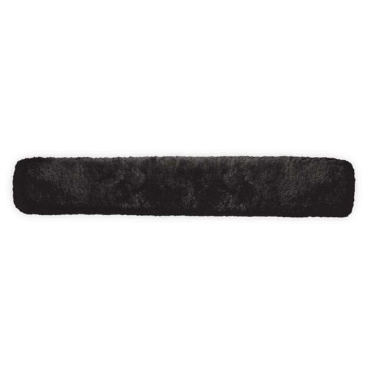 100% Merino Sheepskin Girth Sleeve 60x12 Black