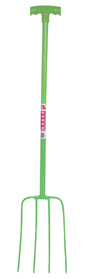 Red Gorilla - 4 Prong Manure Fork with T Handle