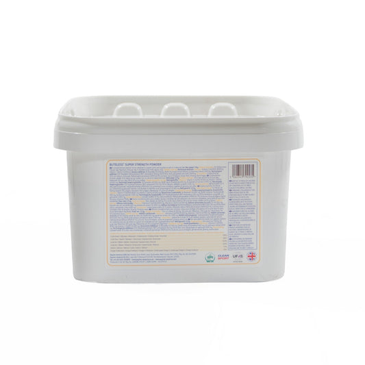 Buteless Super Strength Powder 1.5kg Back Label