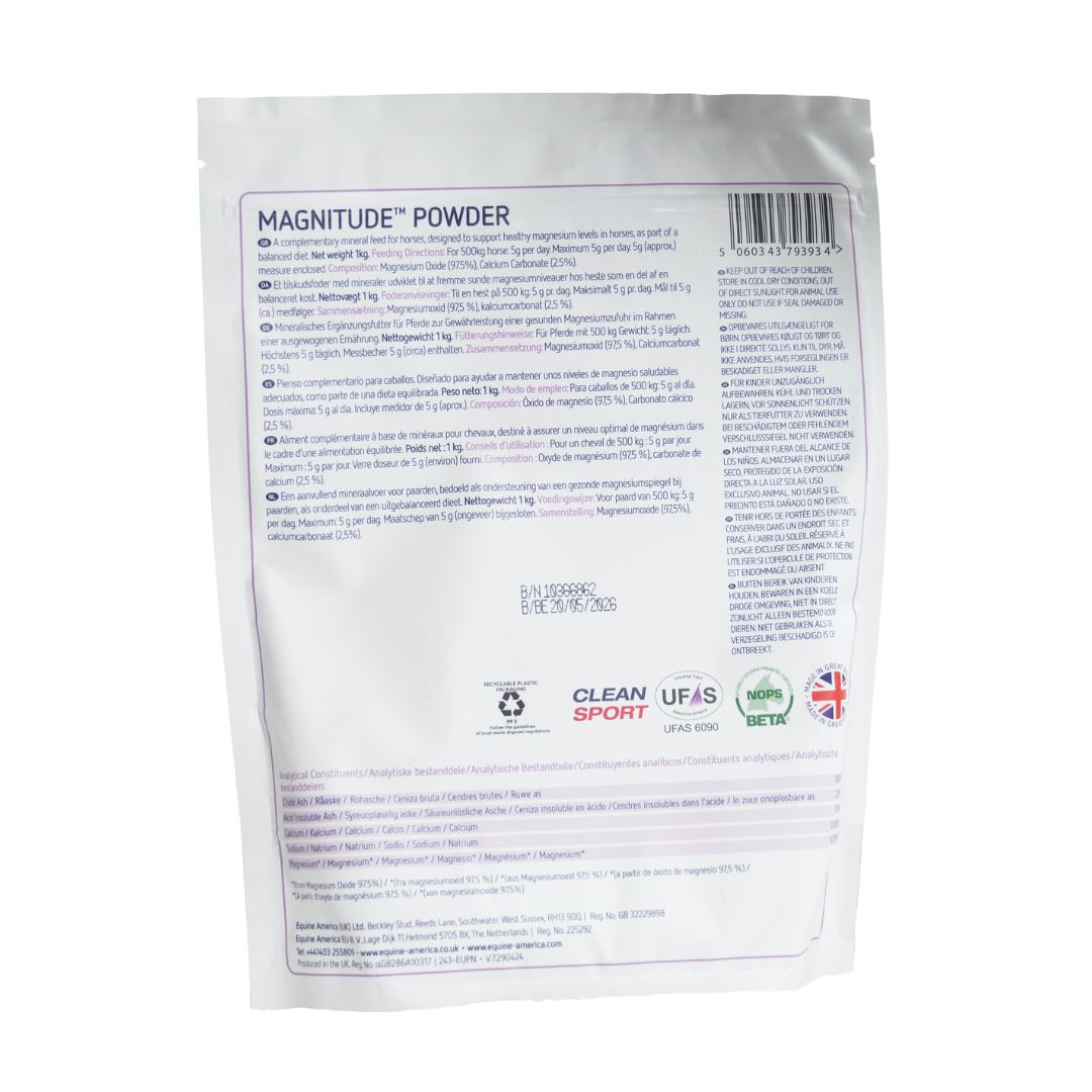 Magnitude Powder Back Label