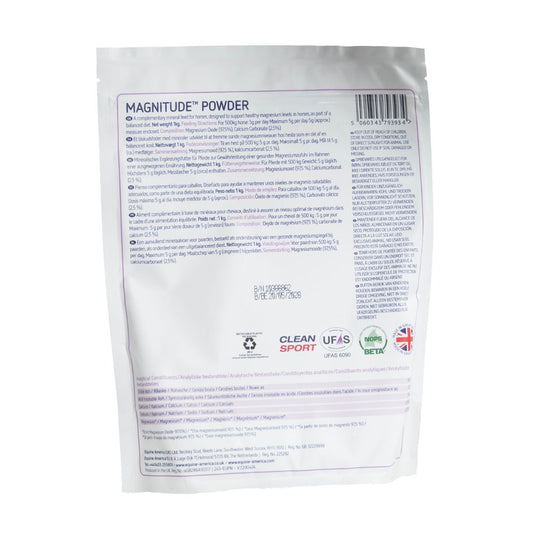 Magnitude Powder Back Label
