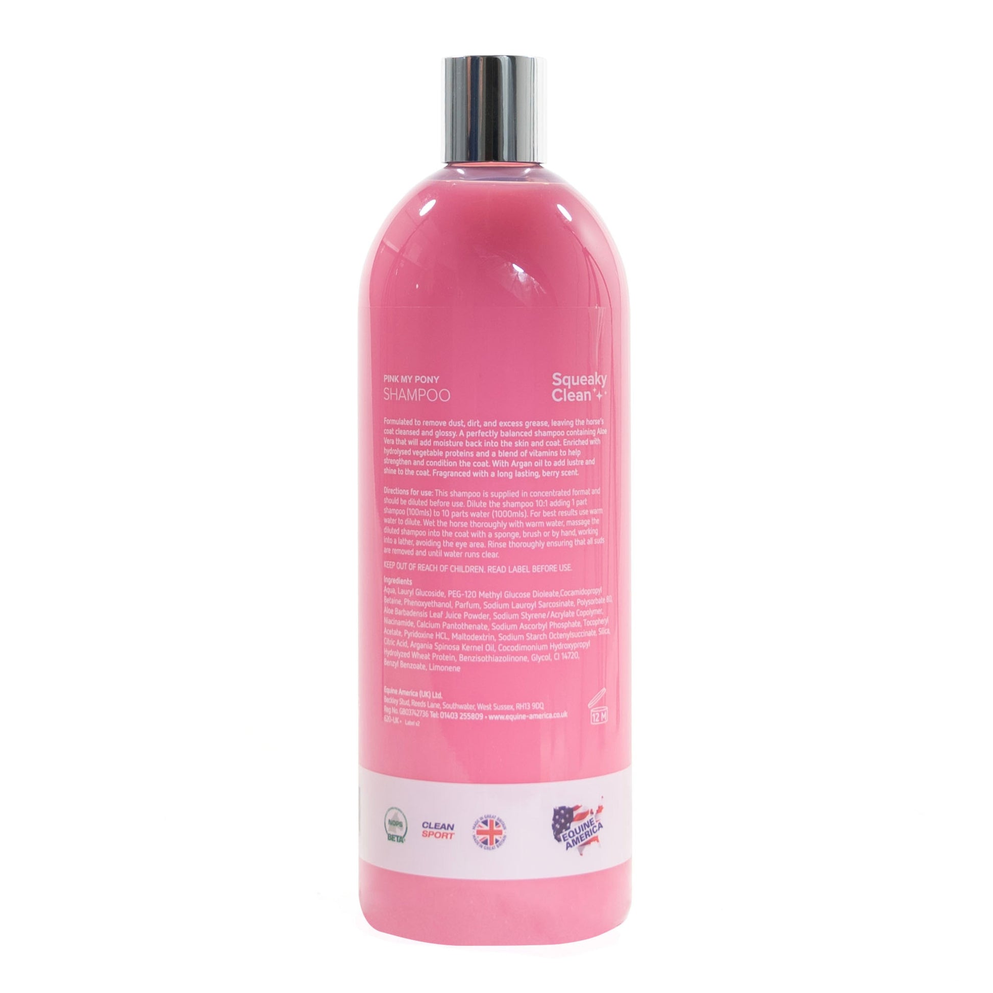 Squeaky Clean Pink My Pony Shampoo