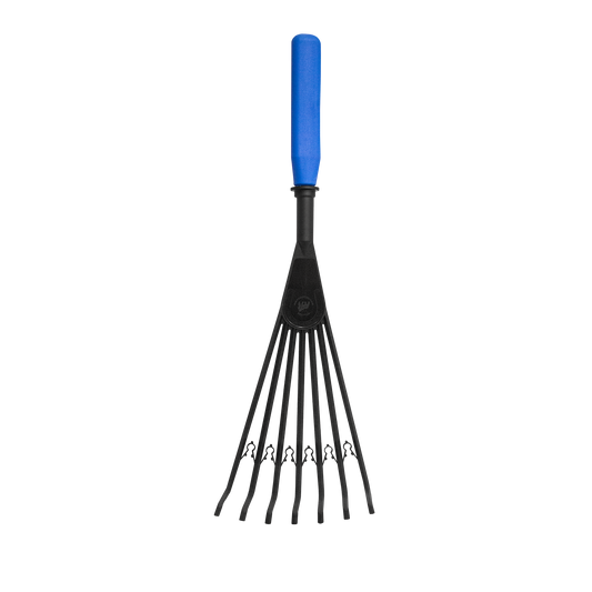 Short Plastic Rake - Blue