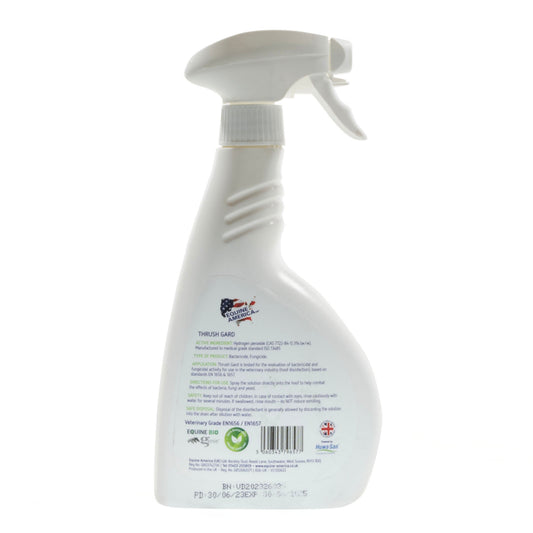 Thrush Gard Spray Back Label