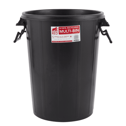 Multi Bin with Lid 100L - Red Gorilla - UK - SP100BK.
