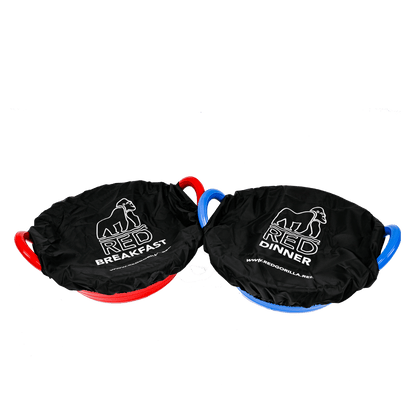 TubCover Breakfast & Dinner Pack - Red Gorilla - UK - COV.PAIR.BK